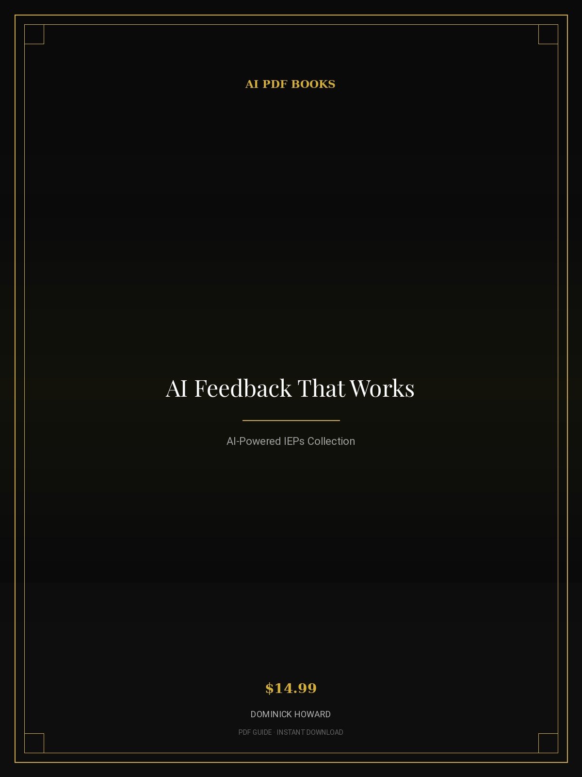 AI Feedback That Works