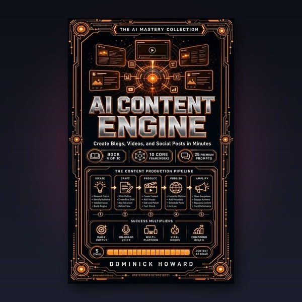 AI Content Engine — premium PDF ebook cover
