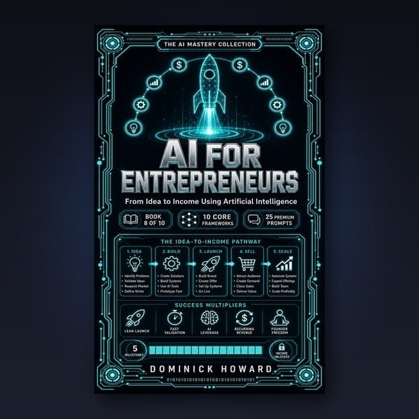 AI for Entrepreneurs — premium PDF ebook cover
