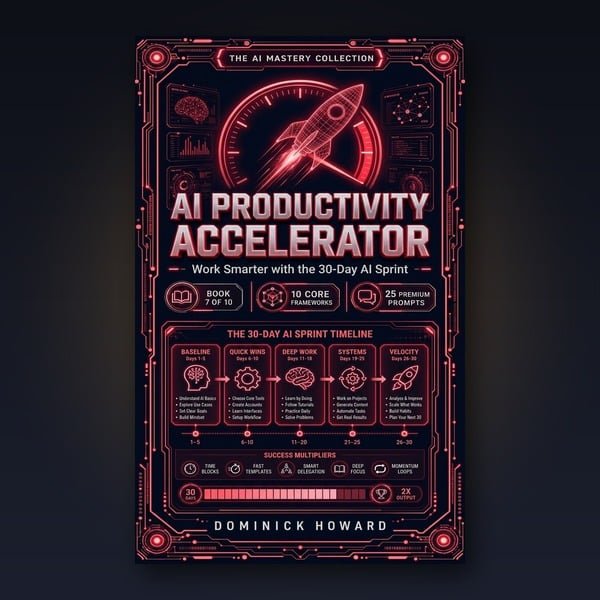 AI Productivity Accelerator — premium PDF ebook cover