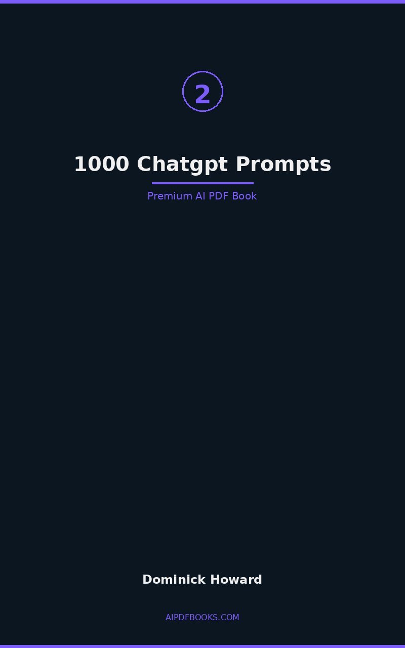 Book 02 1000 CHATGPT PROMPTS cover