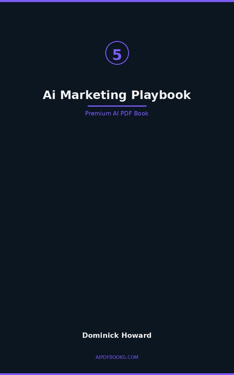 Book 05 AI MARKETING PLAYBOOK cover