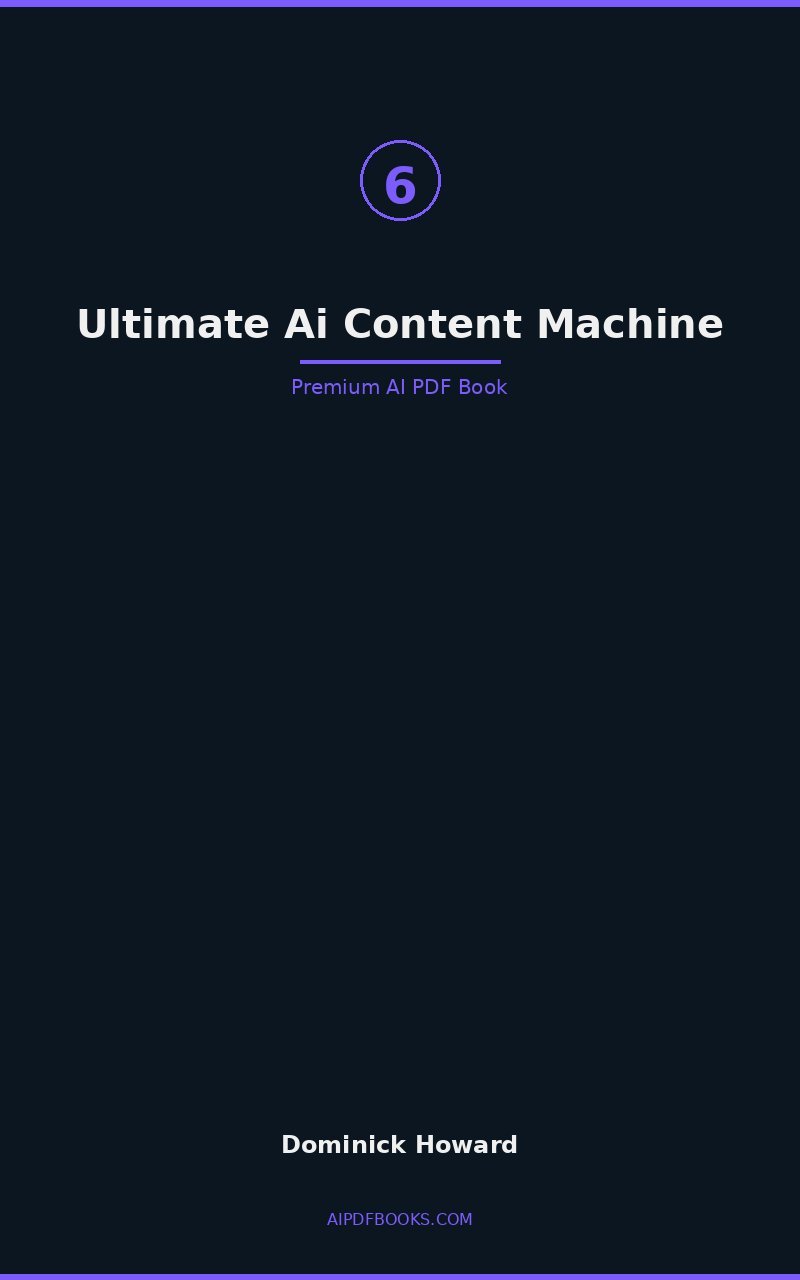 Book 06 THE ULTIMATE AI CONTENT MACHINE cover