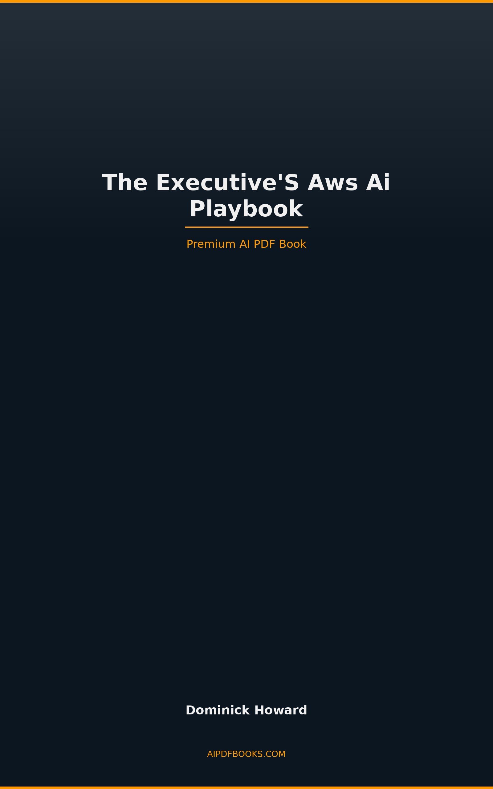 The Executive's AWS AI Playbook cover