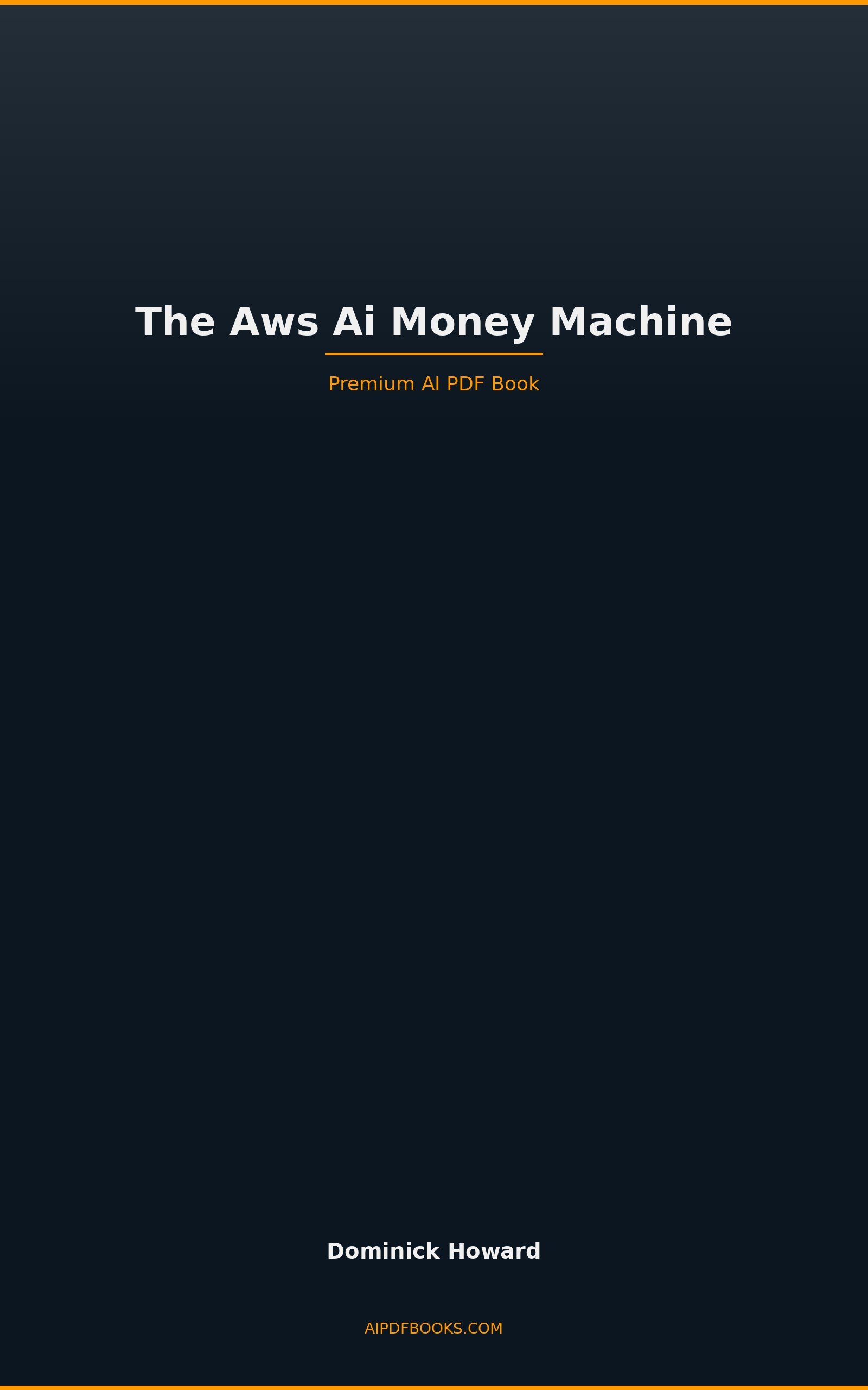 The AWS AI Money Machine cover